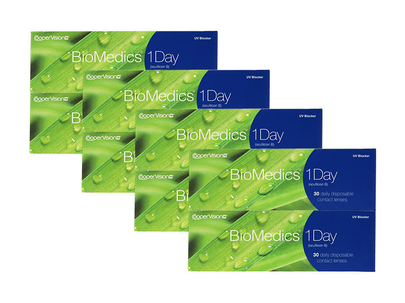 Biomedics 1 Day 8-Box Pack (120 Pairs)
