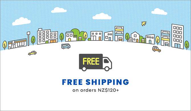 Promotional banner for Free Shipping on orders $120+
