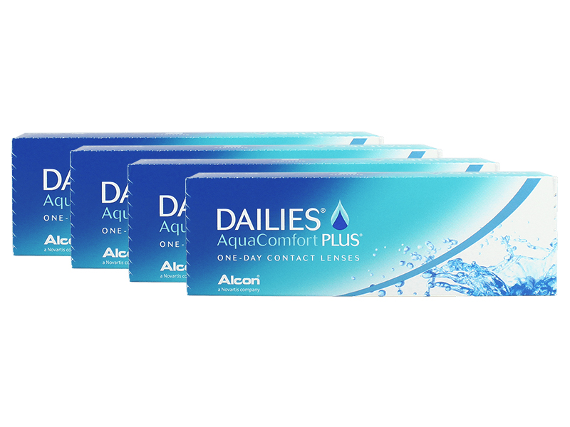 Dailies Aqua Comfort Plus 4-Boxes (120 Pack)