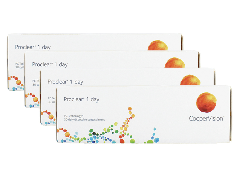 Proclear 1 Day 4-Boxes (120 Pack)