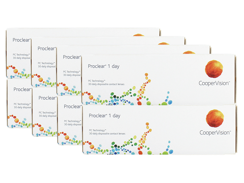 Proclear 1 Day 8-Boxes (240 Pack)