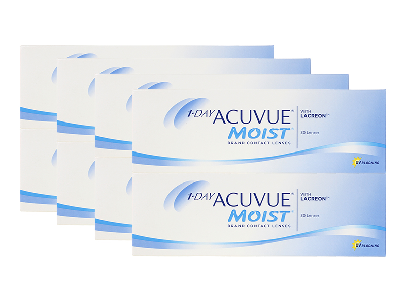 1 Day Acuvue Moist 8-Boxes (240 Pack)
