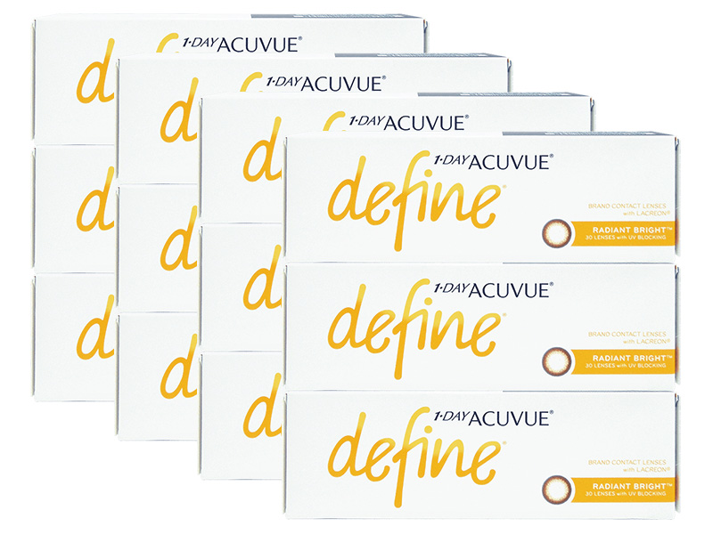 1 Day Acuvue Define Radiant Bright 12-Boxes (360 Pack)
