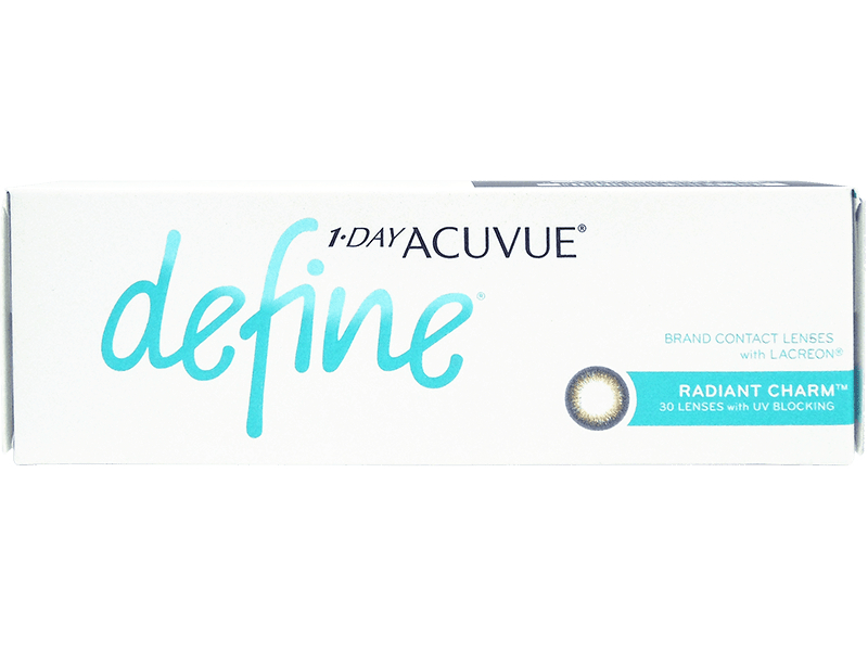 1 Day Acuvue Define Radiant Charm (30 Pack) Reduced Price. Clearance Overstocked Sale!