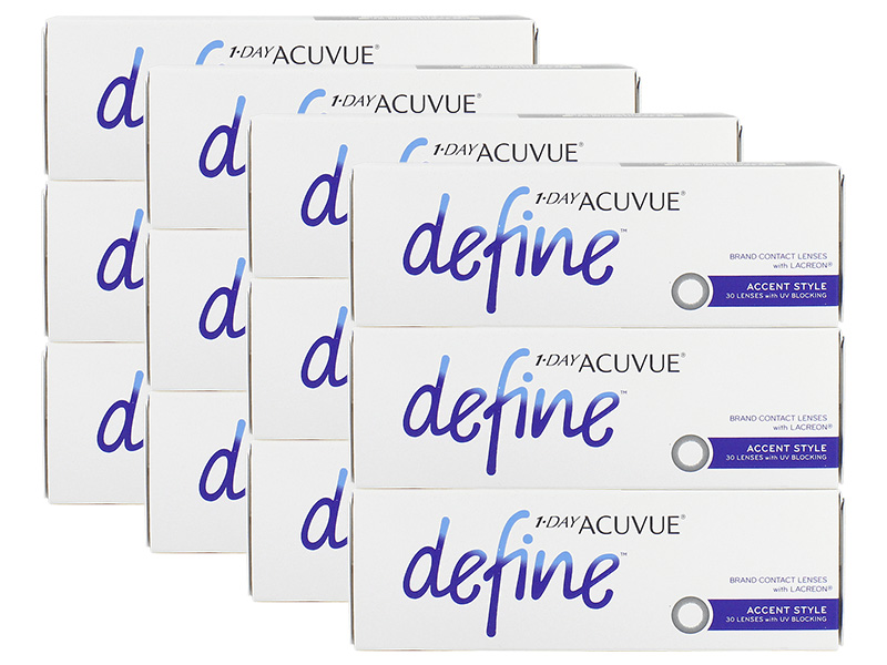 1 Day Acuvue Define Accent Style 12-Boxes (360 Pack)