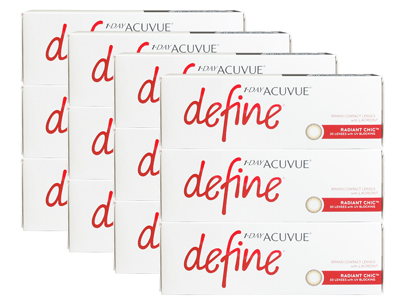 1 Day Acuvue Define Radiant Chic 12-Boxes (360 Pack)