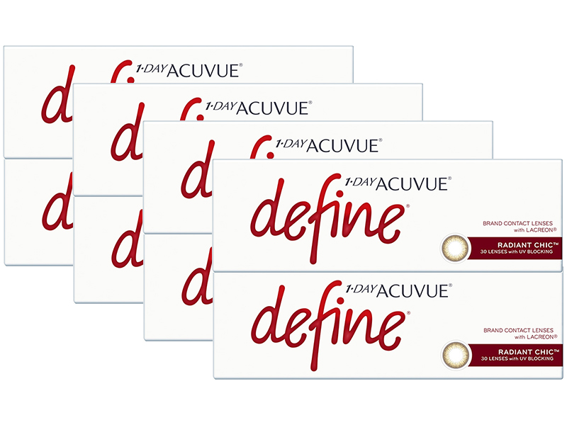 1 Day Acuvue Define Radiant Chic 8-Boxes (240 Pack)