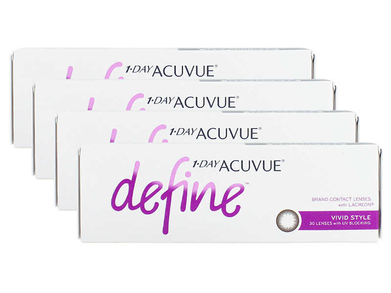 1 Day Acuvue Define Vivid Style 4-Boxes (120 Pack)