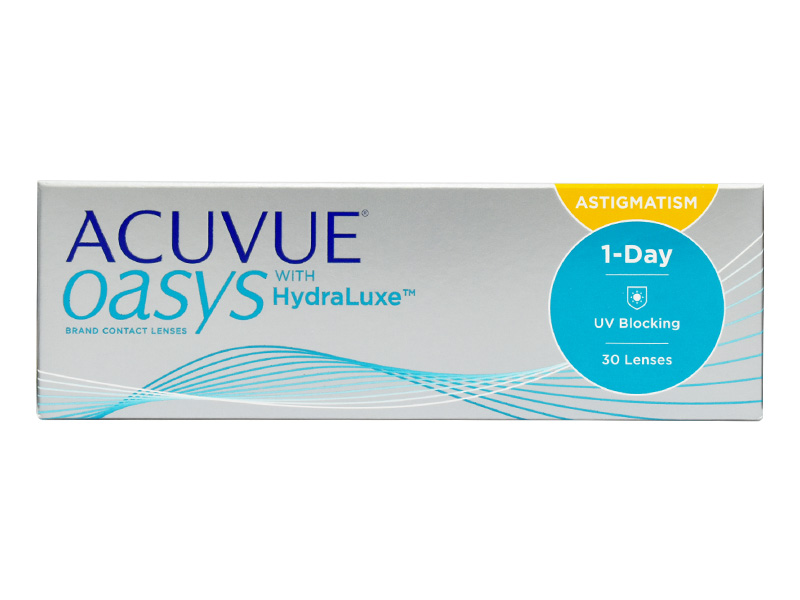 Acuvue Oasys 1-Day with HydraLuxe Astigmatism (30 Pack)