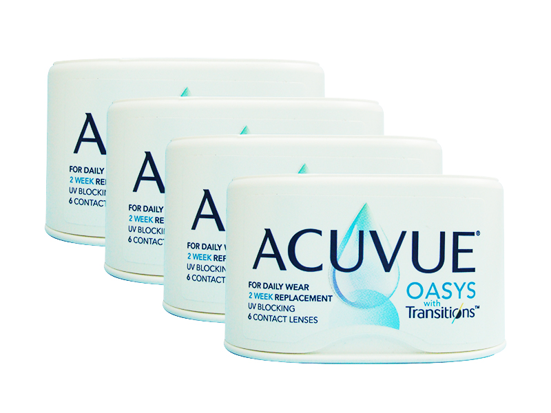 ACUVUE OASYS with Transitions 4-Boxes (24 Pack)