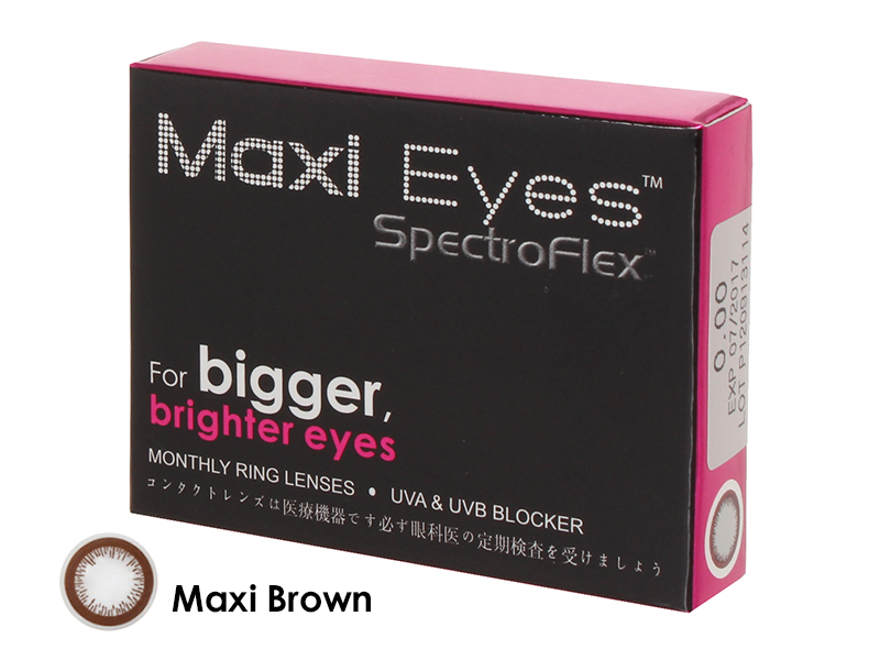 Maxi Eyes Brown Monthly (2 Pack)