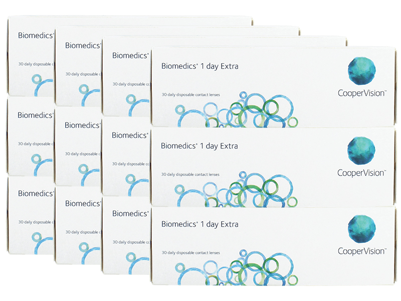 Biomedics 1 Day Extra 12-Boxes (360 Pack)