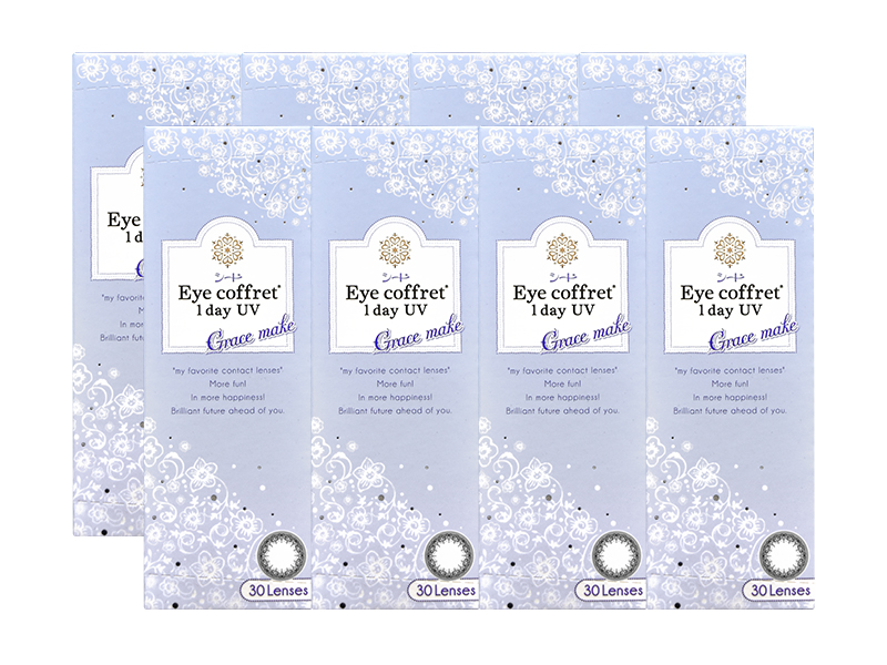 Eye Coffret 1day UV (Grace make) 8-Boxes (240 Pack)